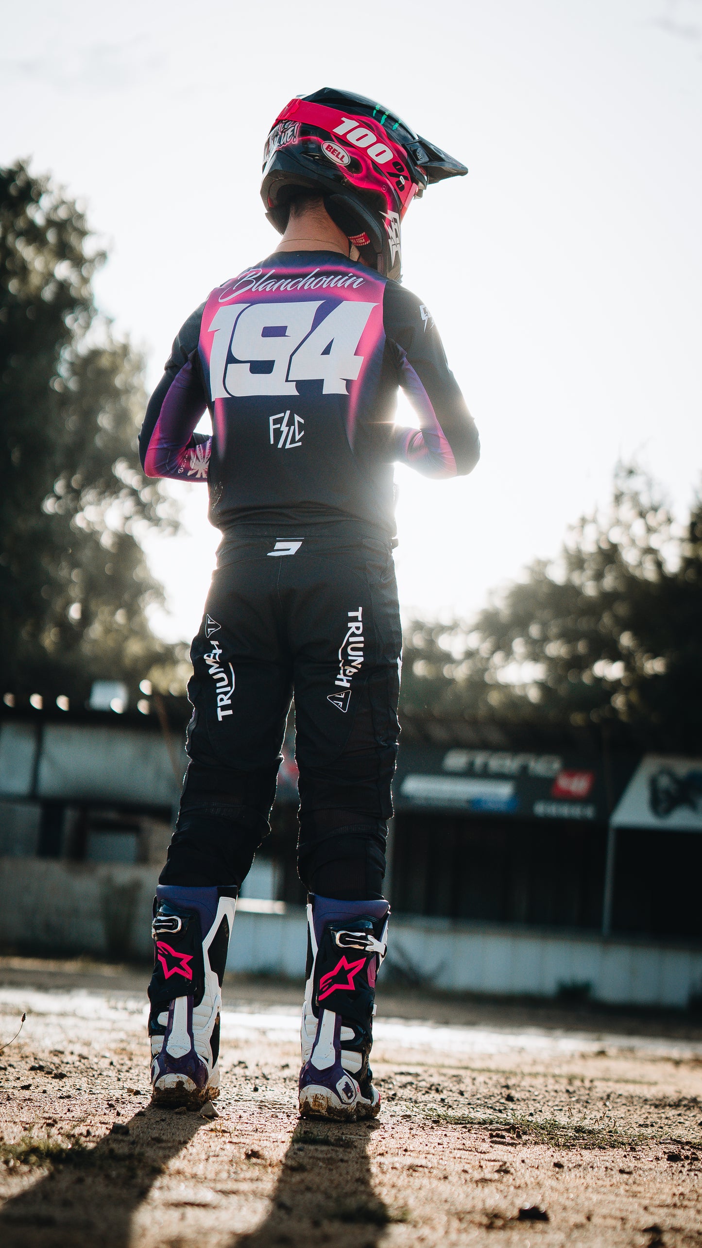 Maillot motocross FSLC X SHOT (Sans logos sponsors ni nom/numéro)